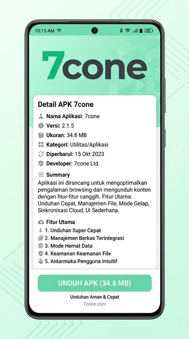 Panduan Unduh dan Instal APK 7cone Terbaru