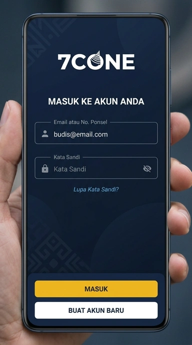 Panduan Masuk Akun 7cone untuk Pengguna Android