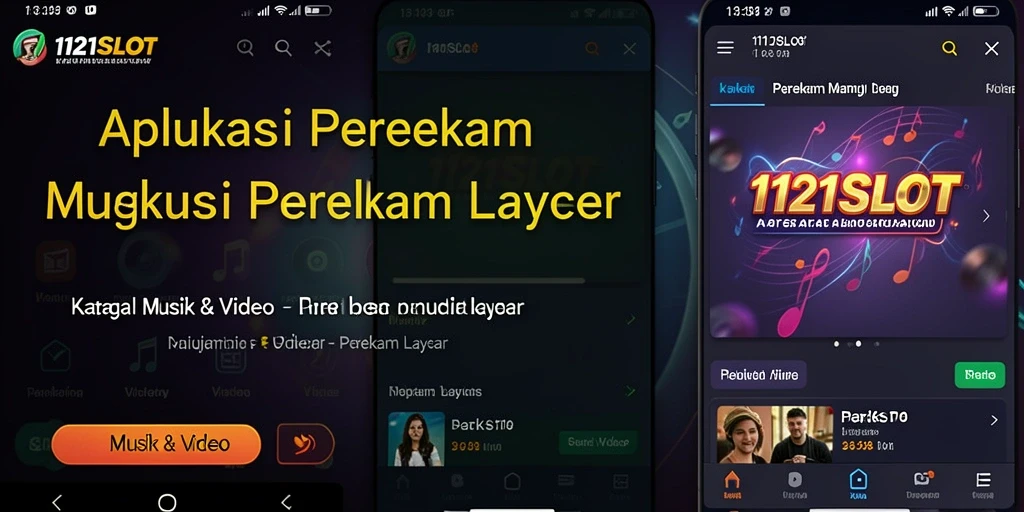 Tampilan antarmuka 1121SLOT yang sederhana dan intuitif.