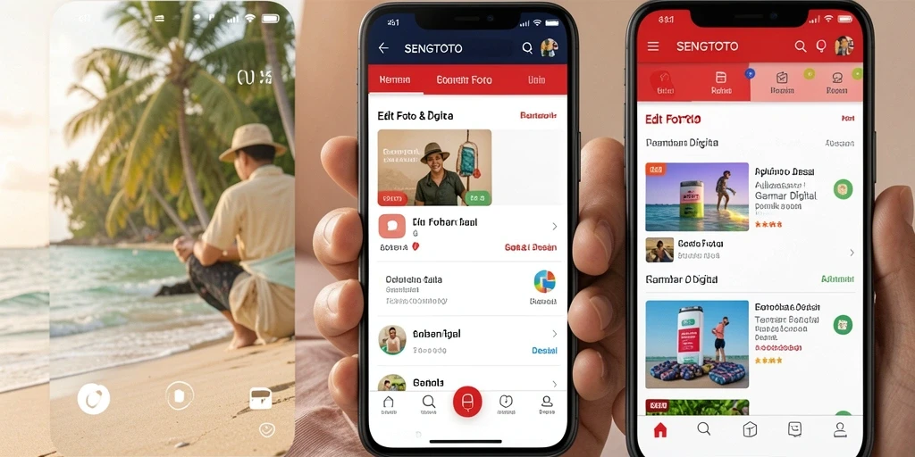Tampilan antarmuka SENGTOTO yang modern dan fungsional.