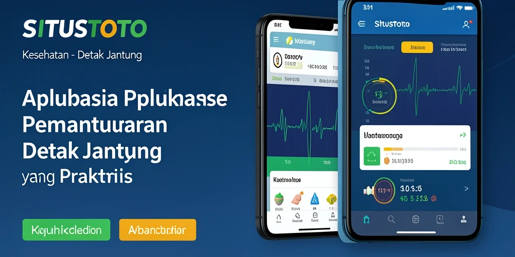 Antarmuka aplikasi SITUSTOTO menampilkan pemantauan detak jantung yang akurat.